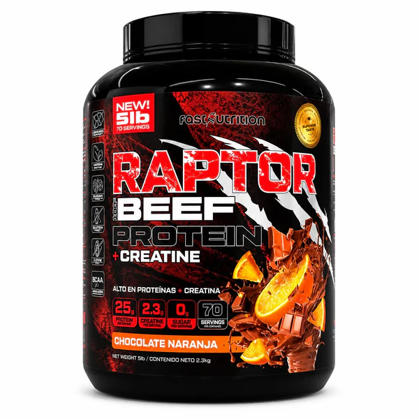Raptor 100% Beef Protein 5 Lbs